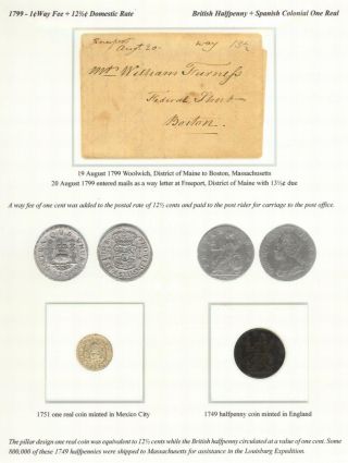 POSTGEBÜHRZAHLUNGEN IN VEREIGNETEN STAATEN: 1776-1921 – Blatt 4