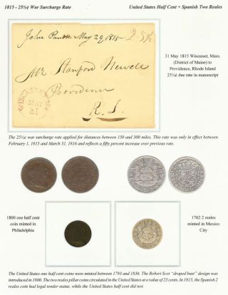 POSTGEBÜHRZAHLUNGEN IN VEREIGNETEN STAATEN: 1776-1921 – Blatt 7