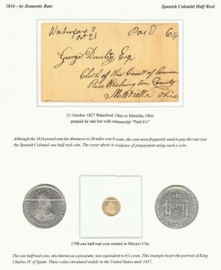 POSTGEBÜHRZAHLUNGEN IN VEREIGNETEN STAATEN: 1776-1921 – Blatt 9