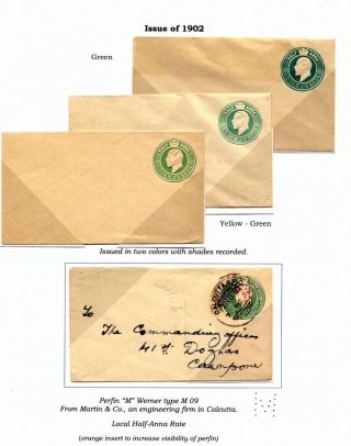 INDIA ONE-HALF ANNA ENVELOPES OF 1902-1907 – sheet 3