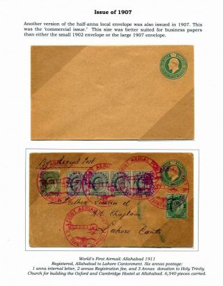 INDIA ONE-HALF ANNA ENVELOPES OF 1902-1907 – sheet 13