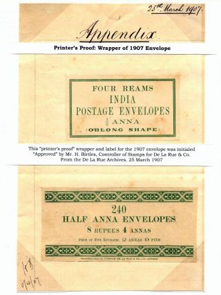INDIA ONE-HALF ANNA ENVELOPES OF 1902-1907 – sheet 15