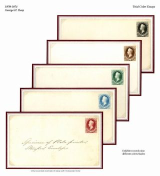 UNITED STATES 90c STATIONERY - REAY AND PLIMTON ISSUES / SOURCE MATERIAL AND USAGES – sheet 2
