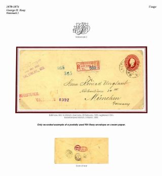 UNITED STATES 90c STATIONERY - REAY AND PLIMTON ISSUES / SOURCE MATERIAL AND USAGES – sheet 6