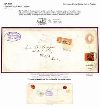 UNITED STATES 90c STATIONERY - REAY AND PLIMTON ISSUES / SOURCE MATERIAL AND USAGES – sheet 10