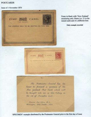 NEUSEELAND - GANZSACHEN 1876-1940 – Blatt 2
