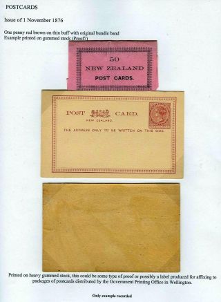 NEUSEELAND - GANZSACHEN 1876-1940 – Blatt 3