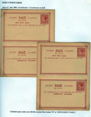 NEUSEELAND - GANZSACHEN 1876-1940 – Blatt 5