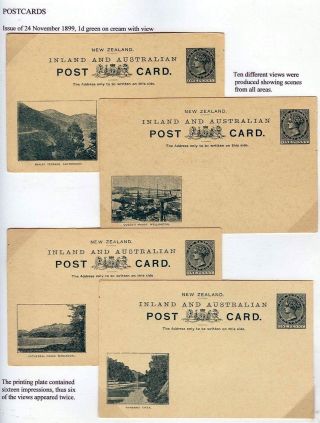 NEUSEELAND - GANZSACHEN 1876-1940 – Blatt 11