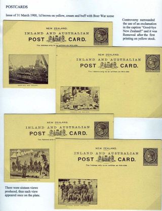 NEUSEELAND - GANZSACHEN 1876-1940 – Blatt 12