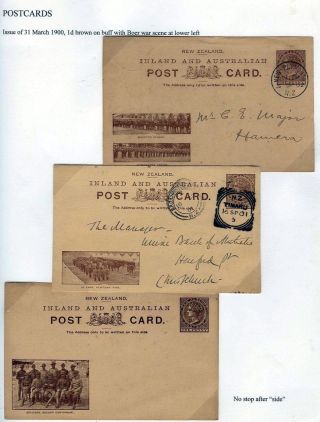 NEUSEELAND - GANZSACHEN 1876-1940 – Blatt 13