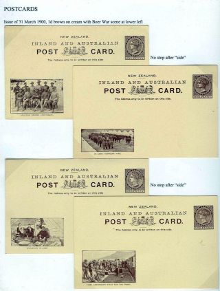 NEUSEELAND - GANZSACHEN 1876-1940 – Blatt 14