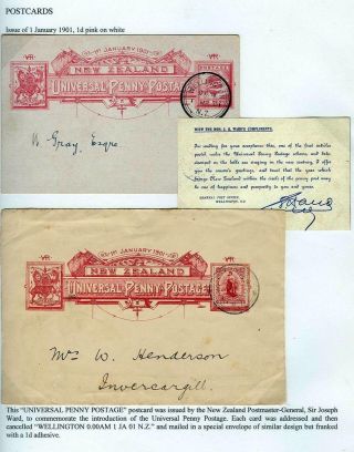 NEUSEELAND - GANZSACHEN 1876-1940 – Blatt 15