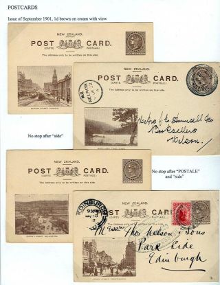 NEUSEELAND - GANZSACHEN 1876-1940 – Blatt 17
