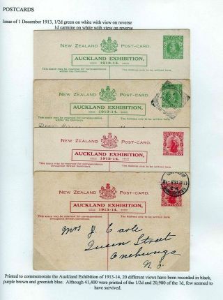 NEUSEELAND - GANZSACHEN 1876-1940 – Blatt 20