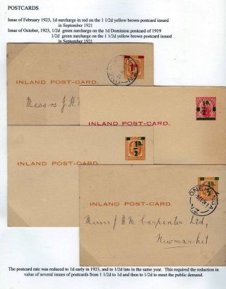 NEUSEELAND - GANZSACHEN 1876-1940 – Blatt 23