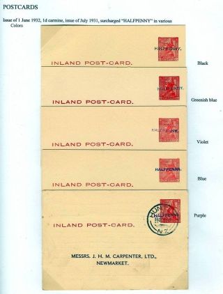 NEUSEELAND - GANZSACHEN 1876-1940 – Blatt 29