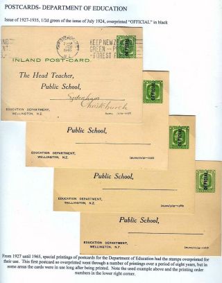 NEUSEELAND - GANZSACHEN 1876-1940 – Blatt 37