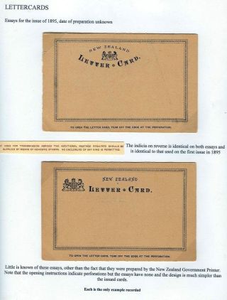 NEUSEELAND - GANZSACHEN 1876-1940 – Blatt 46