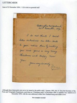 NEUSEELAND - GANZSACHEN 1876-1940 – Blatt 47