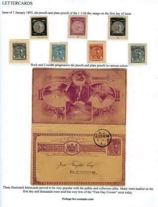 NEUSEELAND - GANZSACHEN 1876-1940 – Blatt 48