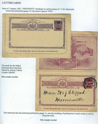 NEUSEELAND - GANZSACHEN 1876-1940 – Blatt 51