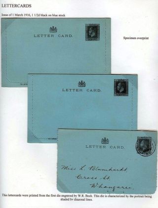 NEUSEELAND - GANZSACHEN 1876-1940 – Blatt 53