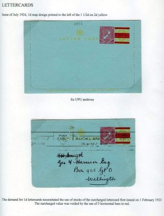NEUSEELAND - GANZSACHEN 1876-1940 – Blatt 57