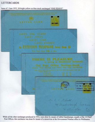 NEUSEELAND - GANZSACHEN 1876-1940 – Blatt 64
