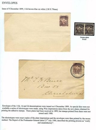 NEUSEELAND - GANZSACHEN 1876-1940 – Blatt 67