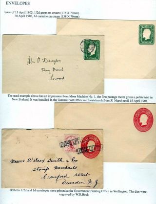 NEUSEELAND - GANZSACHEN 1876-1940 – Blatt 75