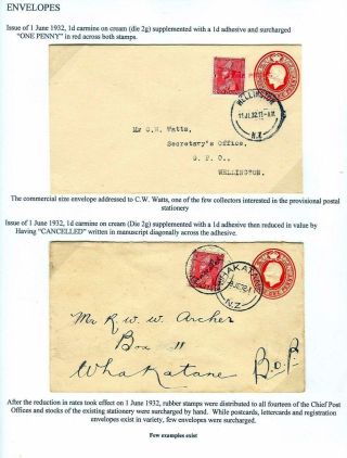 NEUSEELAND - GANZSACHEN 1876-1940 – Blatt 79