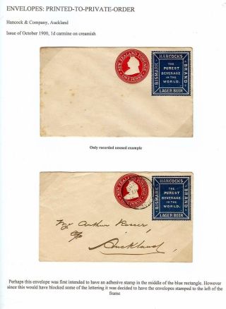 NEUSEELAND - GANZSACHEN 1876-1940 – Blatt 81