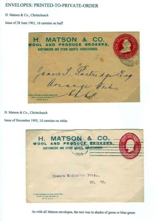 NEUSEELAND - GANZSACHEN 1876-1940 – Blatt 85