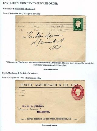NEUSEELAND - GANZSACHEN 1876-1940 – Blatt 87