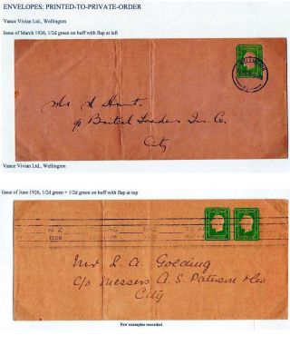 NEUSEELAND - GANZSACHEN 1876-1940 – Blatt 90