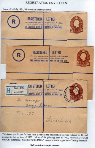 NEUSEELAND - GANZSACHEN 1876-1940 – Blatt 113