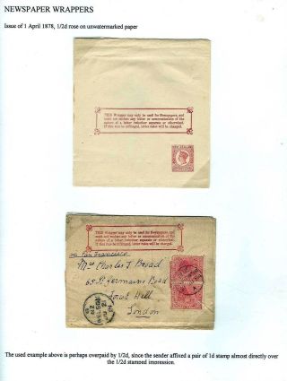NEUSEELAND - GANZSACHEN 1876-1940 – Blatt 121