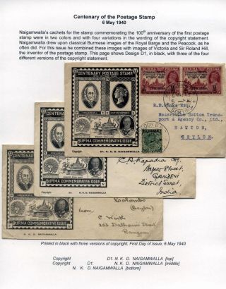 BARMA: NAIGAMWALLOVY OBÁLKY PRVNÍHO DNE 1937-1940 – list 9