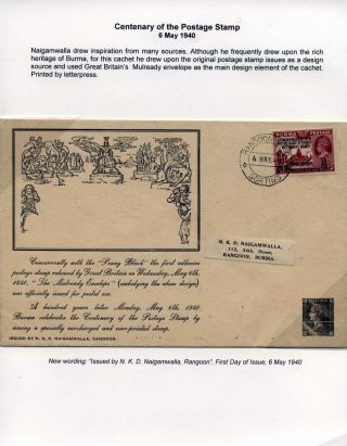 BARMA: NAIGAMWALLOVY OBÁLKY PRVNÍHO DNE 1937-1940 – list 11