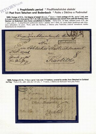 HISTORIE POŠTOVNÍ PŘEPRAVY V REGIONU DĚČÍN – list 3