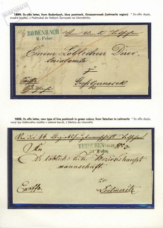 HISTORIE POŠTOVNÍ PŘEPRAVY V REGIONU DĚČÍN – list 6