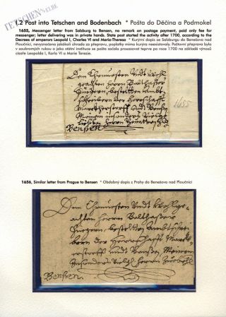 HISTORIE POŠTOVNÍ PŘEPRAVY V REGIONU DĚČÍN – list 7