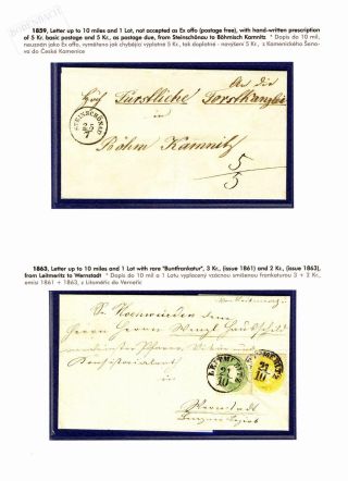 GESCHICHTE DER POSTDIENSTE IN DĚČÍN REGION – Blatt 34