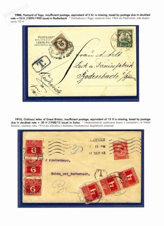 GESCHICHTE DER POSTDIENSTE IN DĚČÍN REGION – Blatt 48