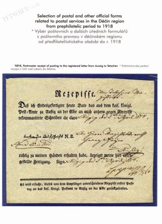 GESCHICHTE DER POSTDIENSTE IN DĚČÍN REGION – Blatt 54