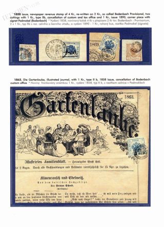 GESCHICHTE DER POSTDIENSTE IN DĚČÍN REGION – Blatt 61