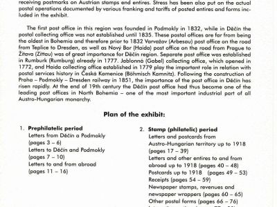 HISTORIE POŠTOVNÍ PŘEPRAVY V REGIONU DĚČÍN