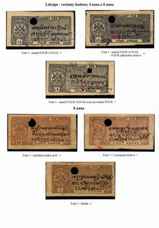 REVENUE STAMPS OF THE INDIAN PRINCELY STATE OF KARAULI – sheet 18