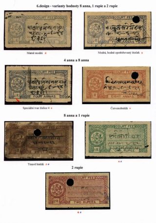 REVENUE STAMPS OF THE INDIAN PRINCELY STATE OF KARAULI – sheet 27